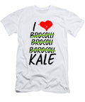 Kale Art for Vegans Vegetarians N Broccoli Lovers Light Nikita Goel T-Shirt