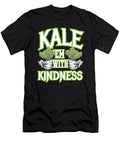 Kale Em with Kindness Kale Art for Vegans Dark Nikita Goel T-Shirt