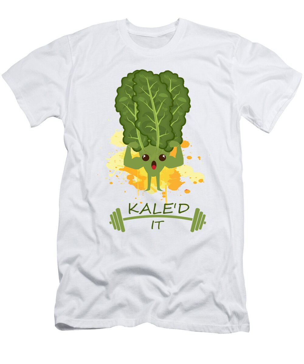 Kaled It Kale Art for Vegans Vegetarians on Diet Light Nikita Goel T-Shirt