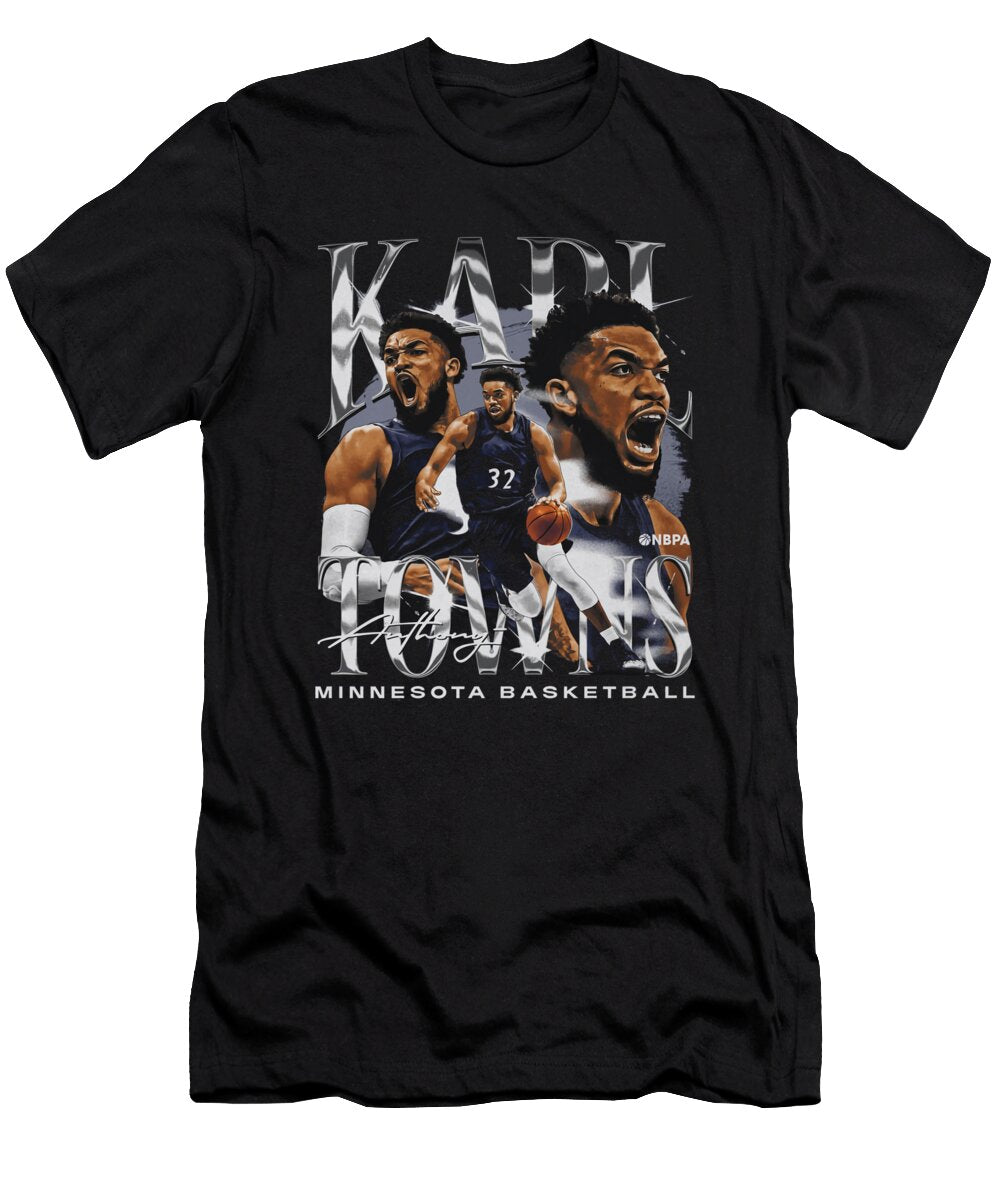 Karl Anthony Towns Minnesota Vintage Ihsan Sirin T-Shirt