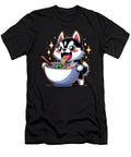 Kawaii Anime Husky Dog Ramen Zyneu Gangd T-Shirt