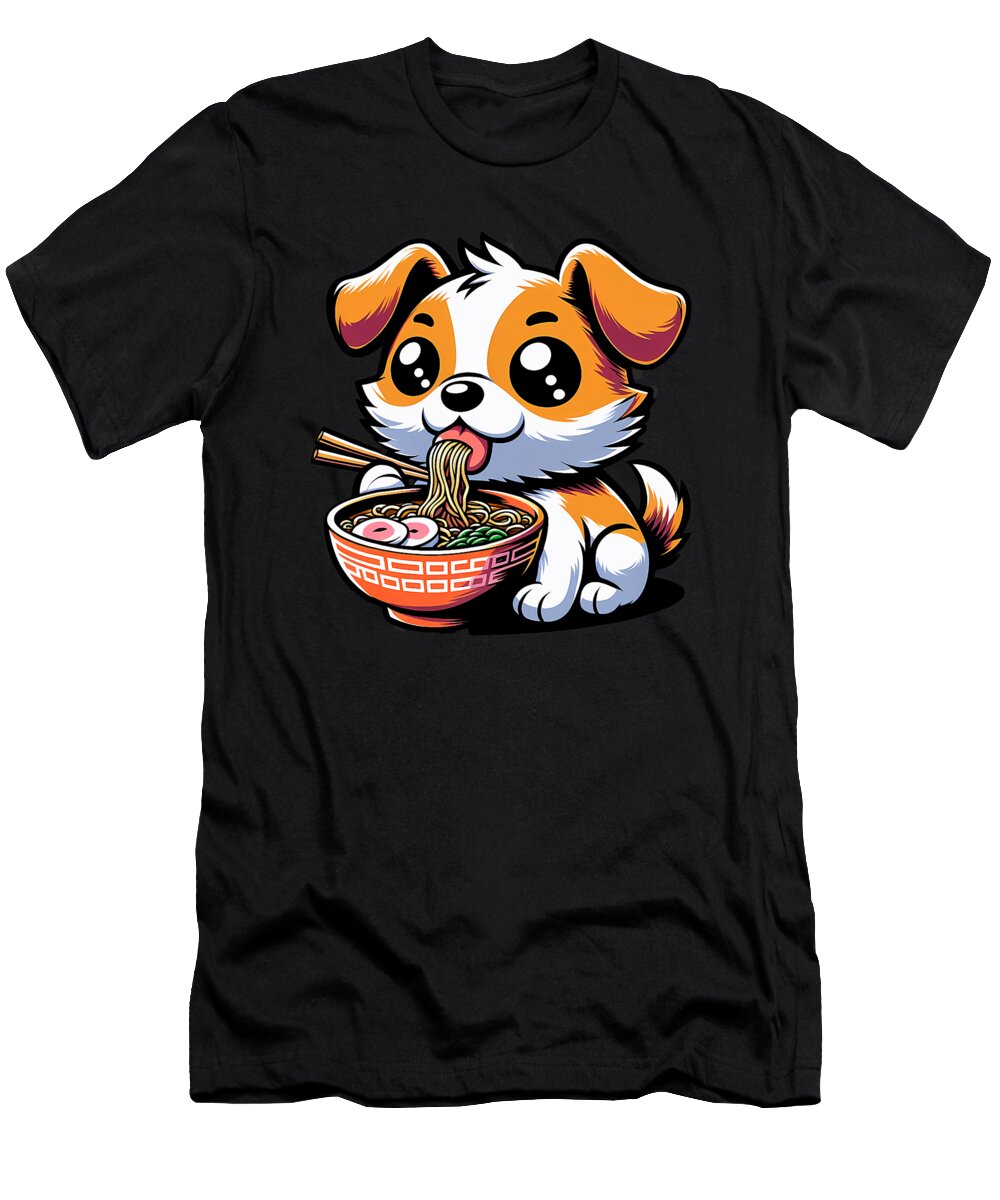Kawaii Anime Jack Chi Dog Ramen Zyneu Gangd T-Shirt