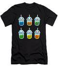 Kawaii Boba Bubble Tea Cute Anime Face Bastav T-Shirt