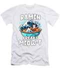 Kawaii Cat and Ramen Otaku Gift Neko Ramen Benjamin Burkert T-Shirt