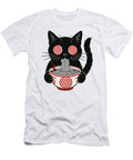Kawaii Cat Eating Ramen Noodles Funny Cat Men Zyneu Gangd T-Shirt