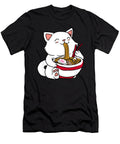 Kawaii Cat Eating Ramen Noodles Japanese Food Anime 1 T-Shirt