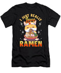 Kawaii Cat I Just Really Love Ramen Anime Kitty the Perfect Presents T-Shirt