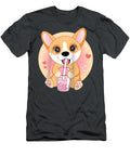 Kawaii Corgi Dog Boba Bubble Tea Women Men Teen Boy Girl Kid L E O T-Shirt