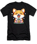 Kawaii Dog Bubble Tea Boba Corgi for Men Zyneu Gangd T-Shirt