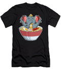 Kawaii Elephant Japanese Ramen Noodles Otaku Anime Elephant Maximus Designs T-Shirt