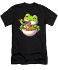 Kawaii Frog Eating Ramen Noodle Anime Japanese Food Lover Job T-Shirt