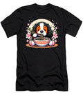 Kawaii Gordon Setter Dog Eating Ramen Zyneu Gangd T-Shirt