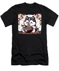 Kawaii Husky Dog Eating Ramen Funny Zyneu Gangd T-Shirt