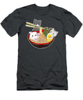 Kawaii Japanese Anime Cat Bowl Ramen Noodle Top Karis Dorota T-Shirt
