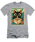 Kawaii Japanese Cat Funny Cat Eating Ramen Zyneu Gangd T-Shirt