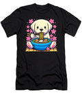 Kawaii Labrador Retriever Dog Eating Ramen Zyneu Gangd T-Shirt