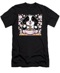Kawaii Landseer Newfoundland Dog Eating Ramen Zyneu Gangd T-Shirt