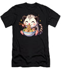 Kawaii Opossum Eating Ramen Noodle Anime Japanese Food Lover Job T-Shirt