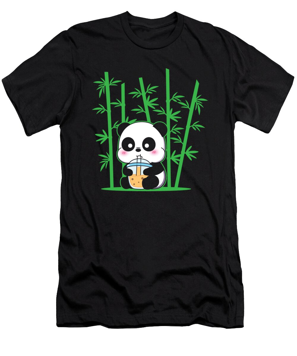 Kawaii Panda Bubble Tea Boba Tea Panda Manuel Schmucker T-Shirt