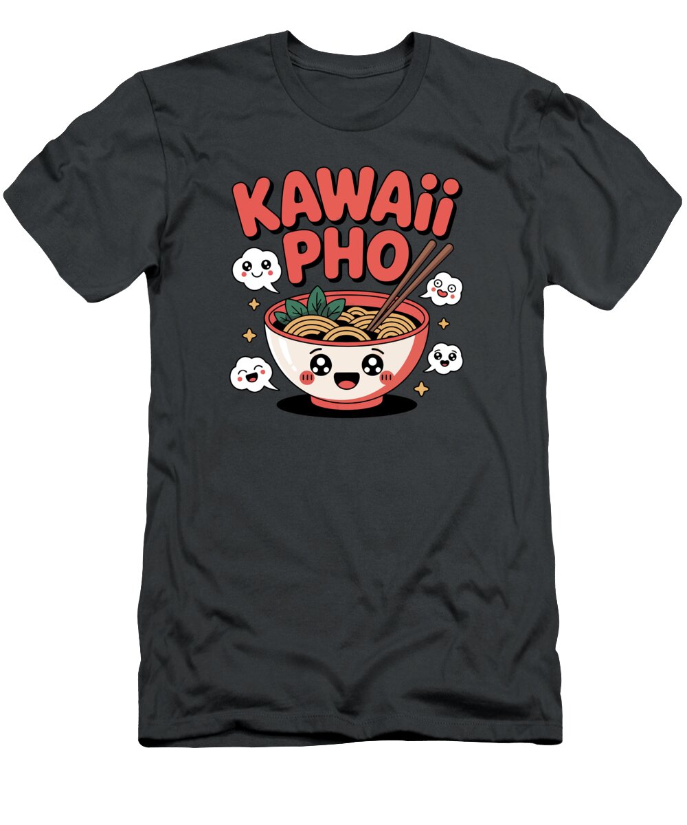 Kawaii Pho Bowl Design Joanna Redesiuk T-Shirt