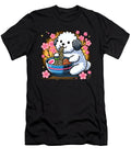 Kawaii Sheepadoodle Dog Eating Ramen Zyneu Gangd T-Shirt