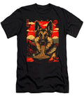 Kawaii Shepherd Dog Eating Ramen Noodles Zyneu Gangd T-Shirt