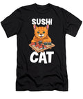 Kawaii Sushi Cat Eating Fastest Food Alessandra Roth T-Shirt