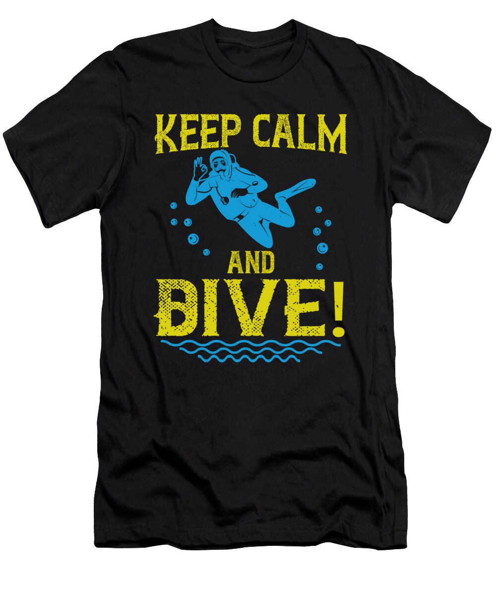 Keep Calm and Dive Jacob Zelazny T-Shirt