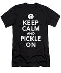 Keep Calm and Pickle on Pickleball By Designzz T-Shirt