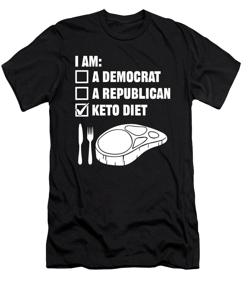 Keto Diet Crazy Squirrel T-Shirt