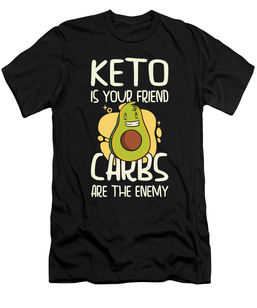 Keto Diet Nutritionist Avocado Fruit Dietitian Food Toms Store T-Shirt
