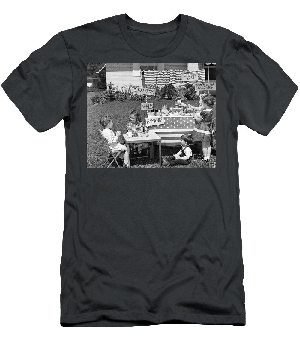 Kids Setting Up Shop C1950s H Armstrong Robertsclassicstock T-Shirt