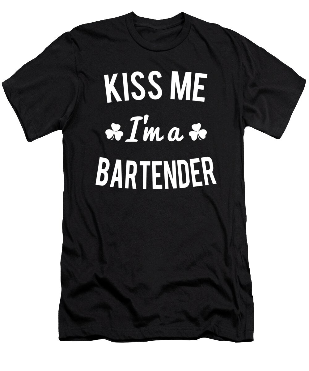 Kiss Me Im a Bartender Flippin Sweet Gear T-Shirt