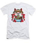 Kitsune Eating Ramen Noodles Anime Zimstarus T-Shirt