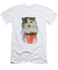 Kitten with Cocktail Maria Sibireva T-Shirt
