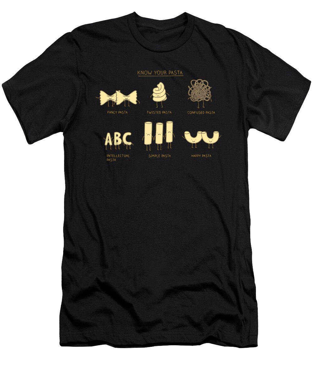 Know Your Pasta Yun Mercer Art T-Shirt
