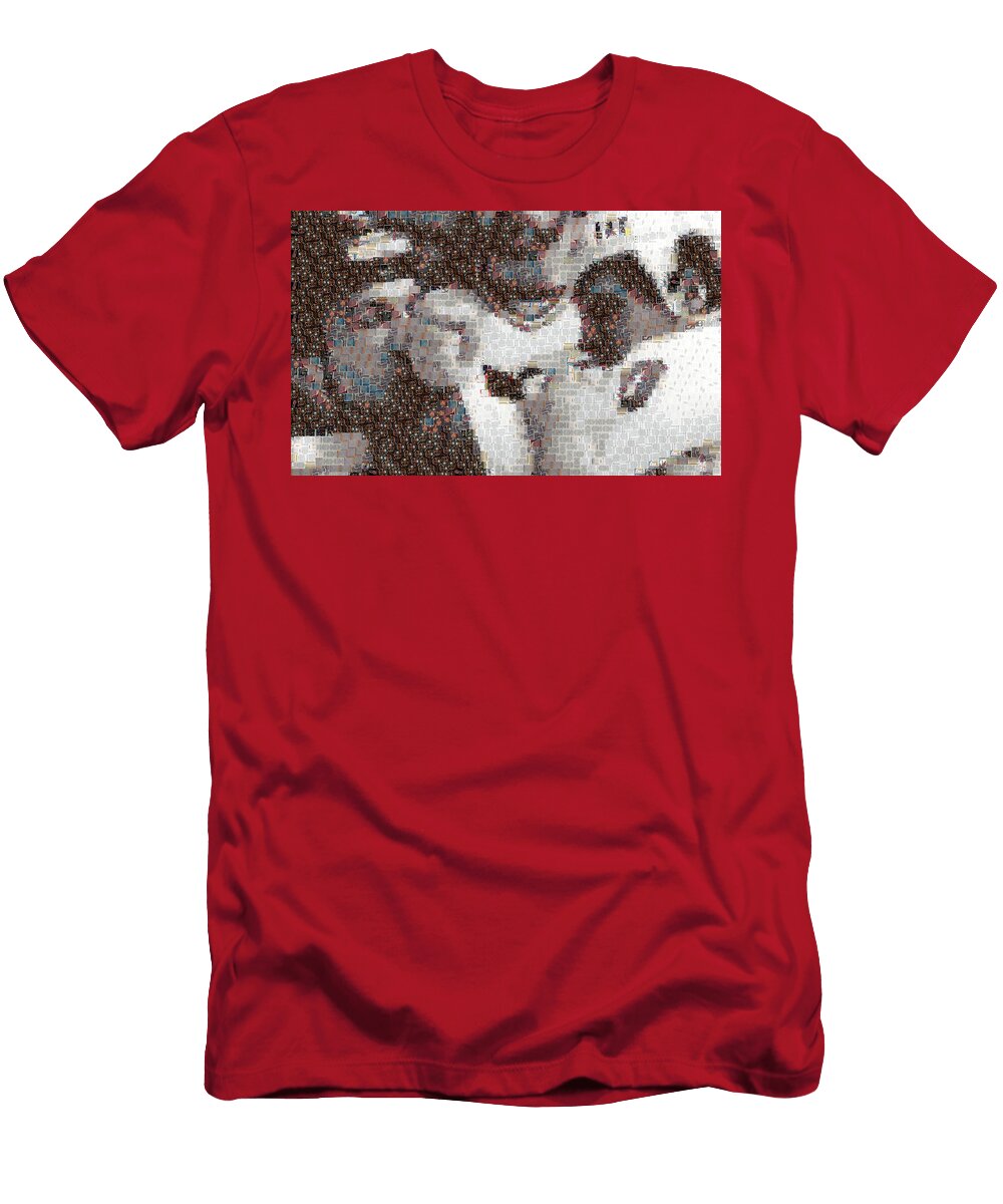 Knuckle Sandwich Hockey Mosaics T-Shirt