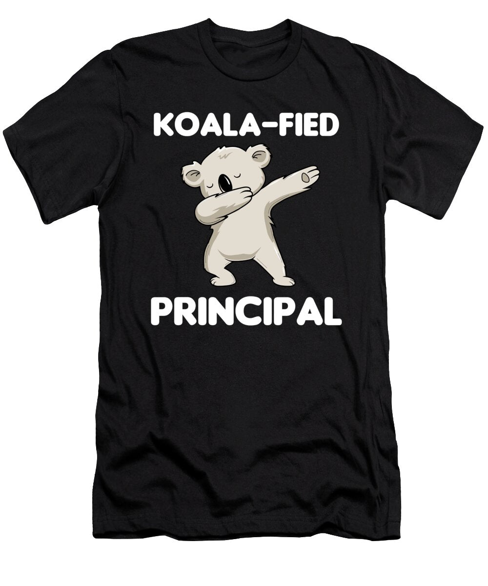 Koalafied Principal Dabbing Koala Appreciation Raphaelartdesign T-Shirt