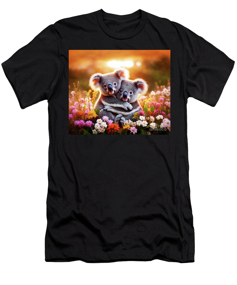 Koalas in Love John Dunn T-Shirt