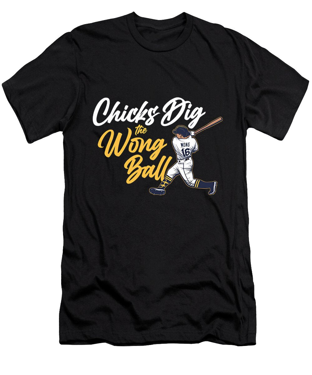 Kolten Wong Chicks Dig the Wong Ball Ozlem Altin T-Shirt