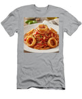 Kp456 Calamari and Spaghetti Delight Walter Paul Bebirian T-Shirt