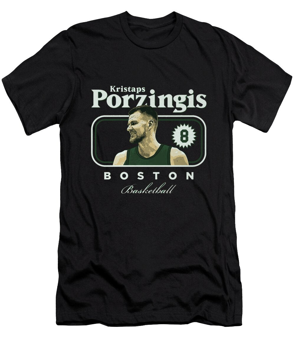 Kristaps Porzingis Boston Cover Ihsan Sirin T-Shirt