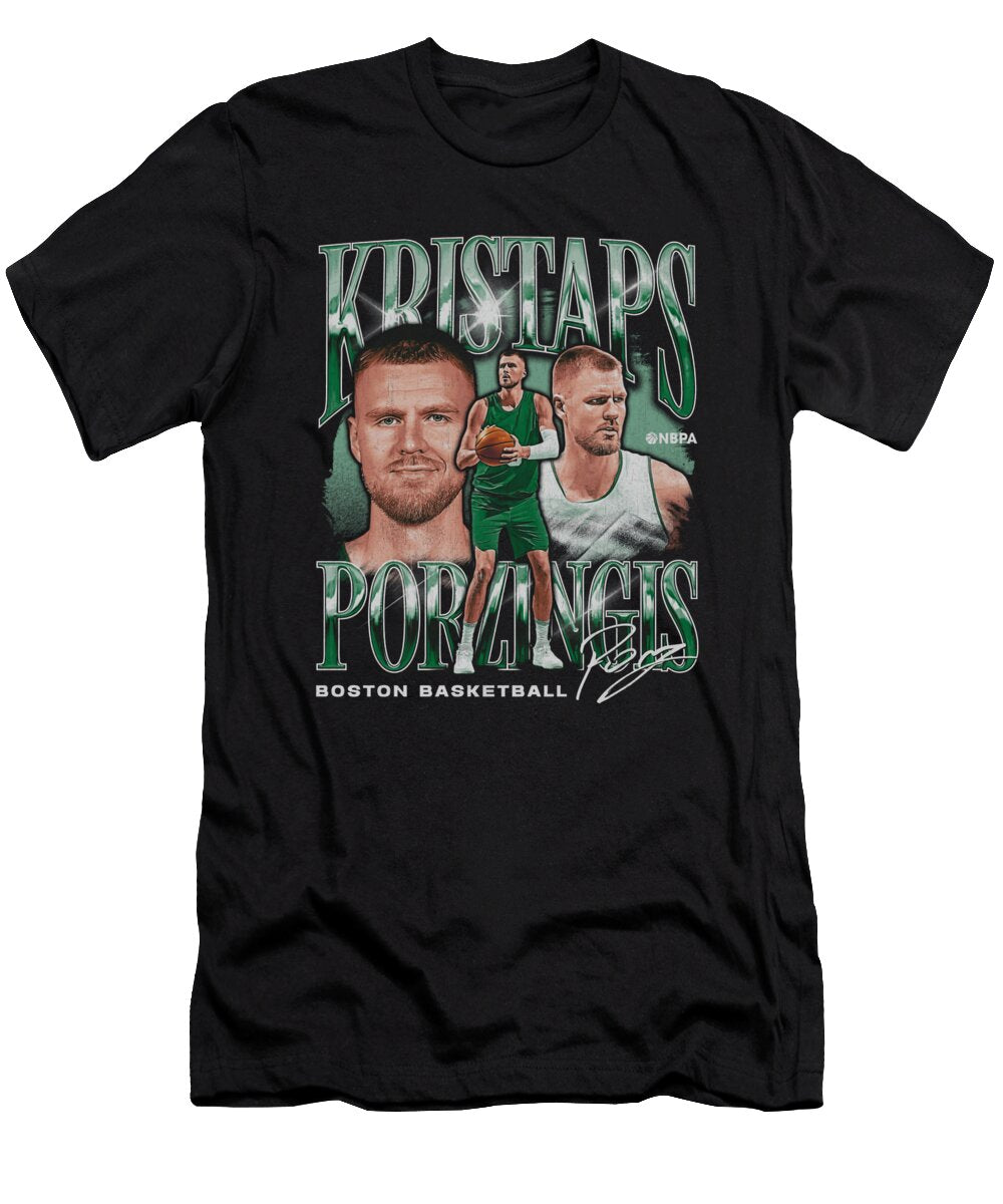 Kristaps Porzingis Boston Vintage Ihsan Sirin T-Shirt
