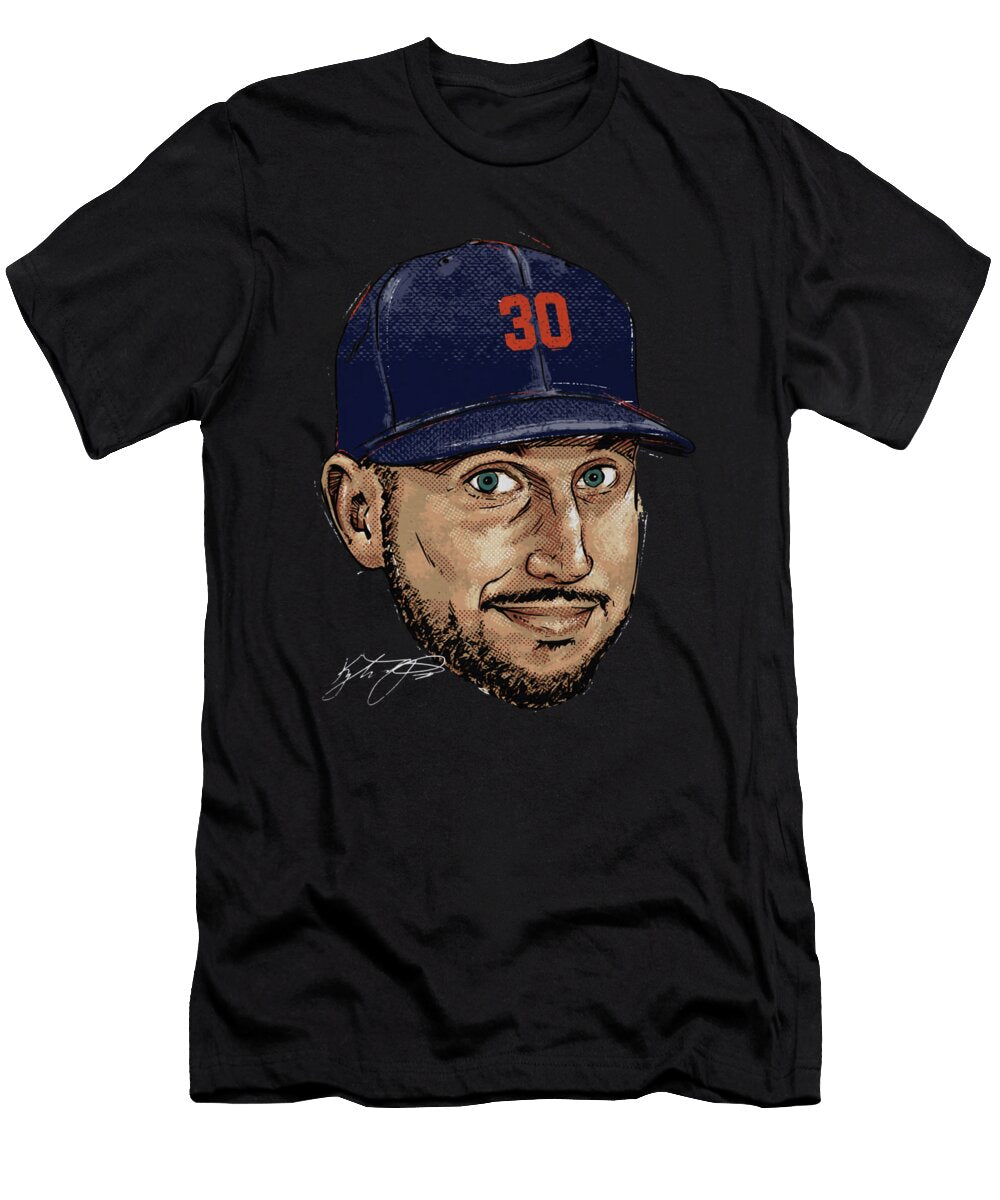 Kyle Tucker Houston Portrait Ihsan Sirin T-Shirt