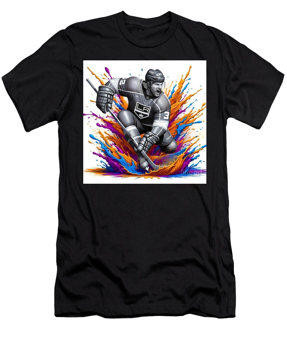 LA Kings Splash Art Series 1 Robert Williams T-Shirt