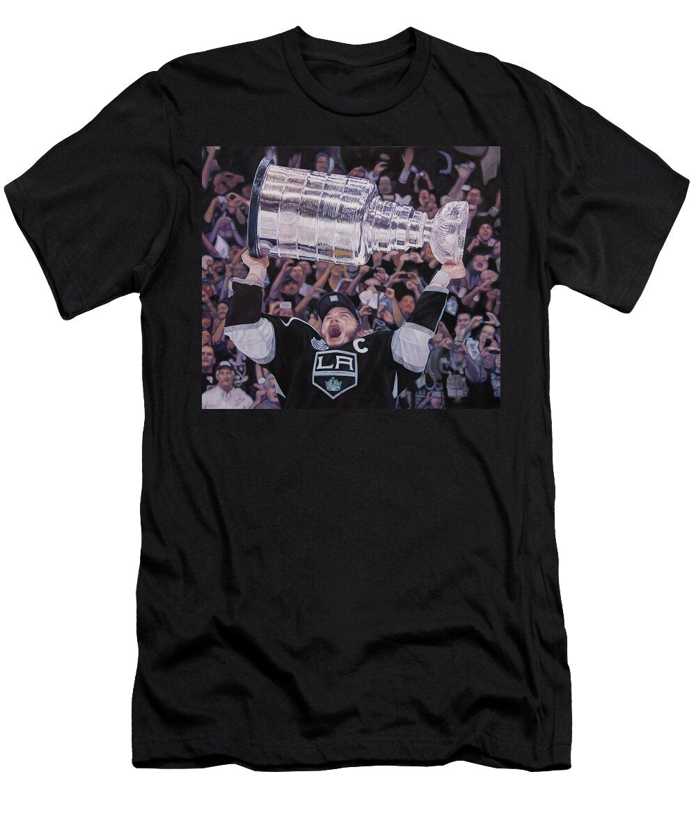 LA Kings Win Stanley Cup Jon Mazur T-Shirt