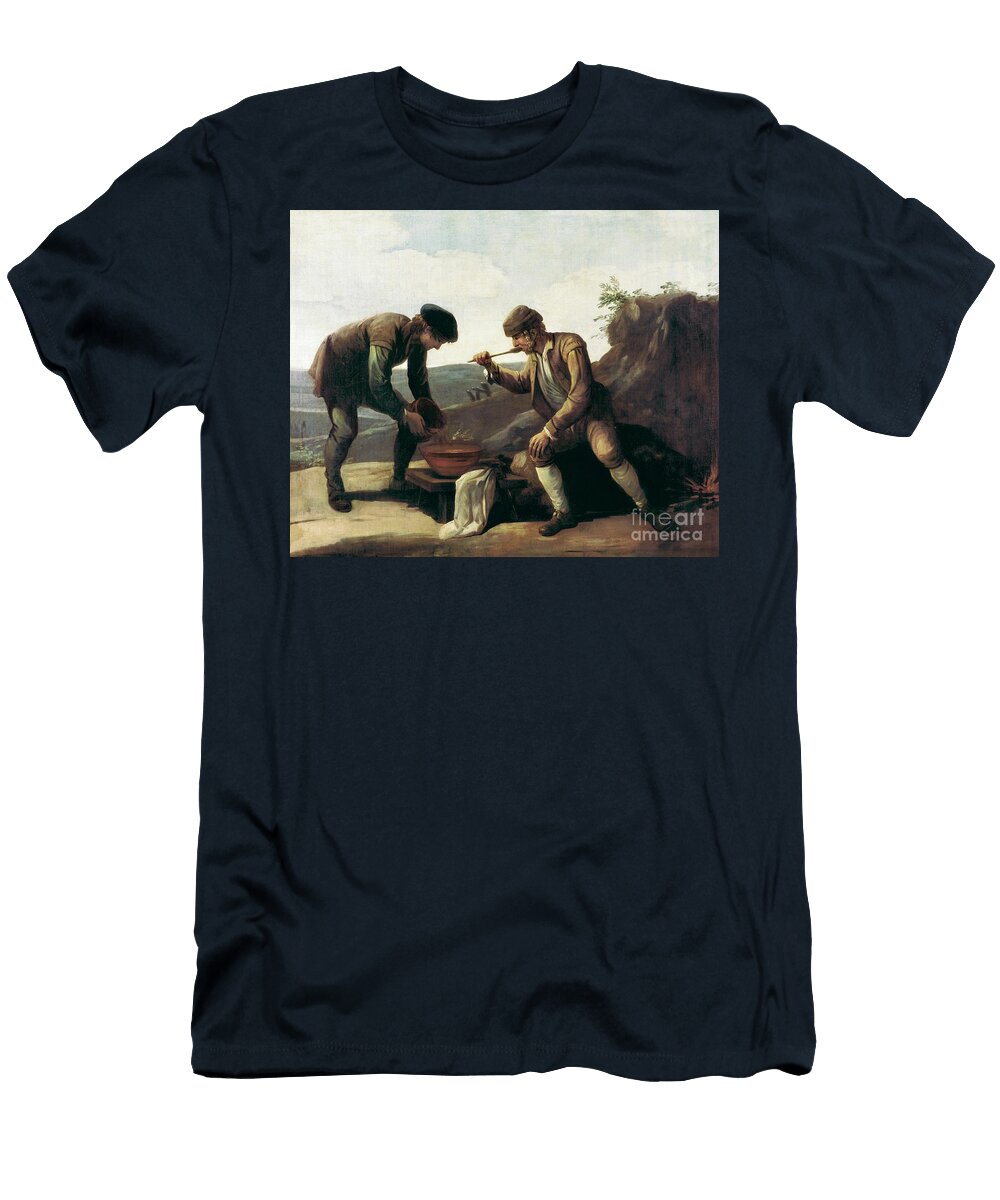 LA Sopa Boba or the Breakfast Anonymous Painting of the 18th Century Madrid Lazaro Galdiano Foundation Unknown Artist T-Shirt
