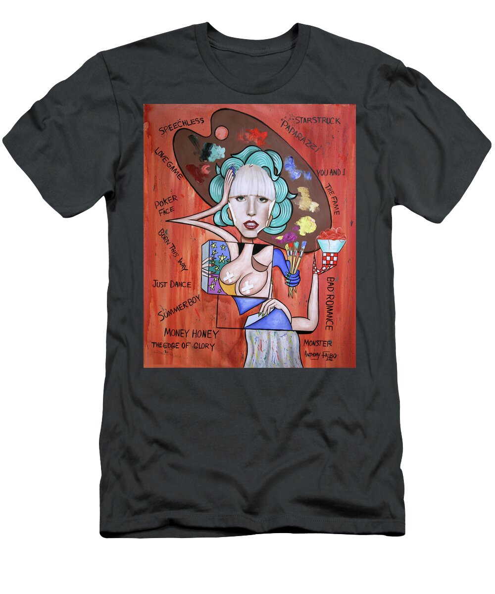 Lady Gaga Im Not Finished Yet Anthony Falbo T-Shirt