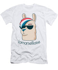 Lamarseillaise French Haircut Llama with Sunglass Licensed Art T-Shirt