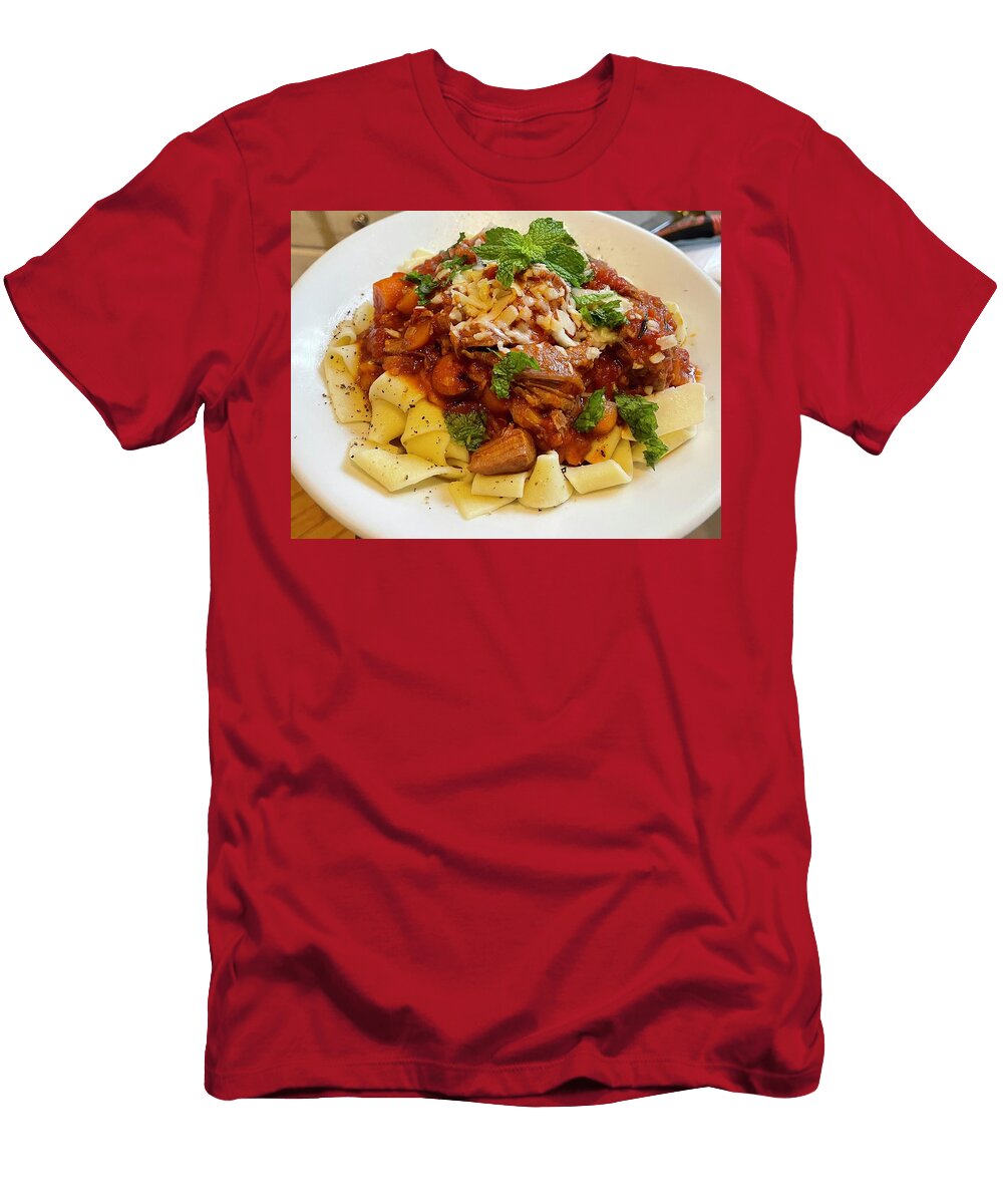 Lamb Ragu with Pappardelle Ray Whitt T-Shirt